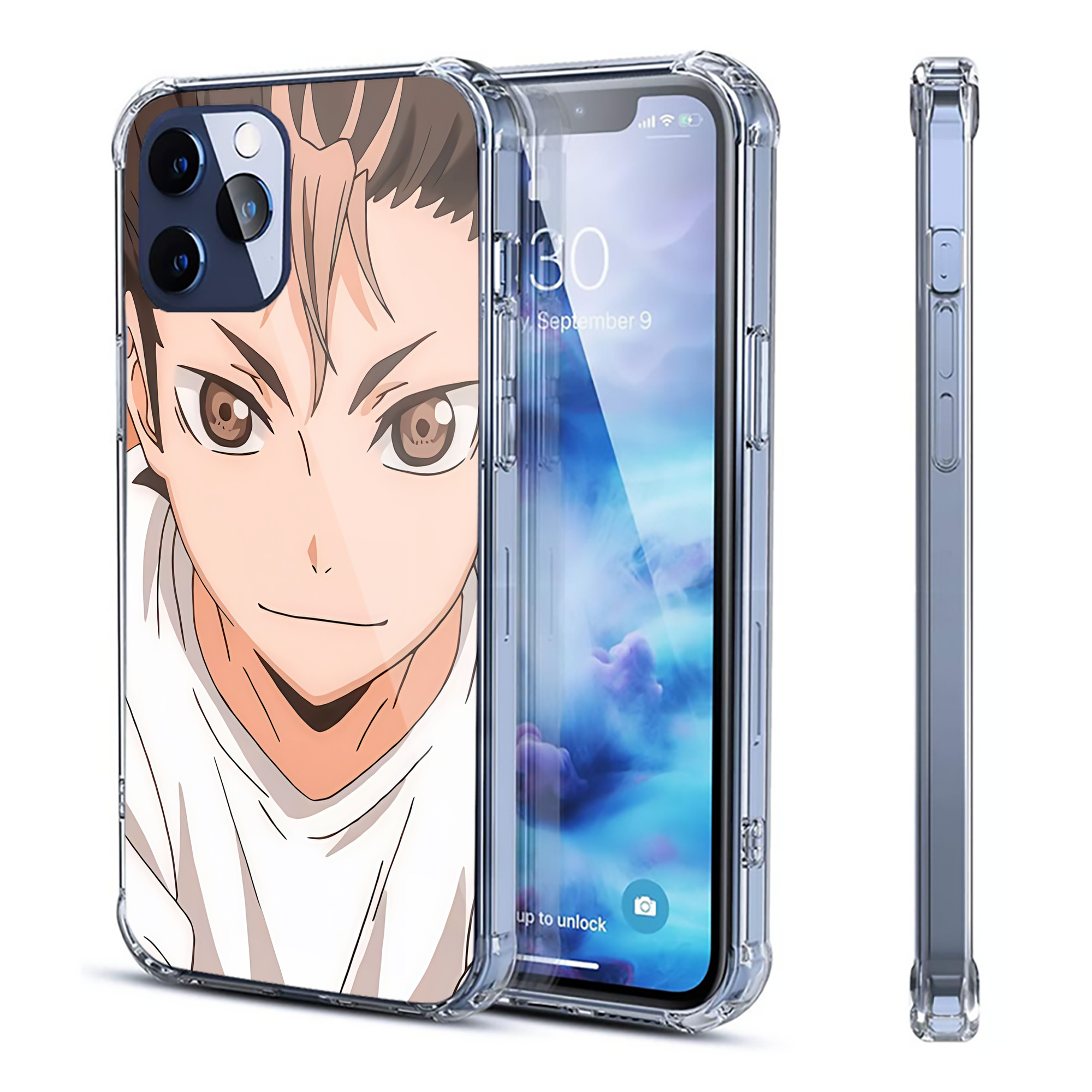 （画像用） ハイキュー!! Haikyu!! 【iPhone 12シリーズ対応】透明スマホケース（クリアソフトケース）